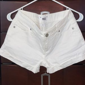 Paige White Denim Shorts